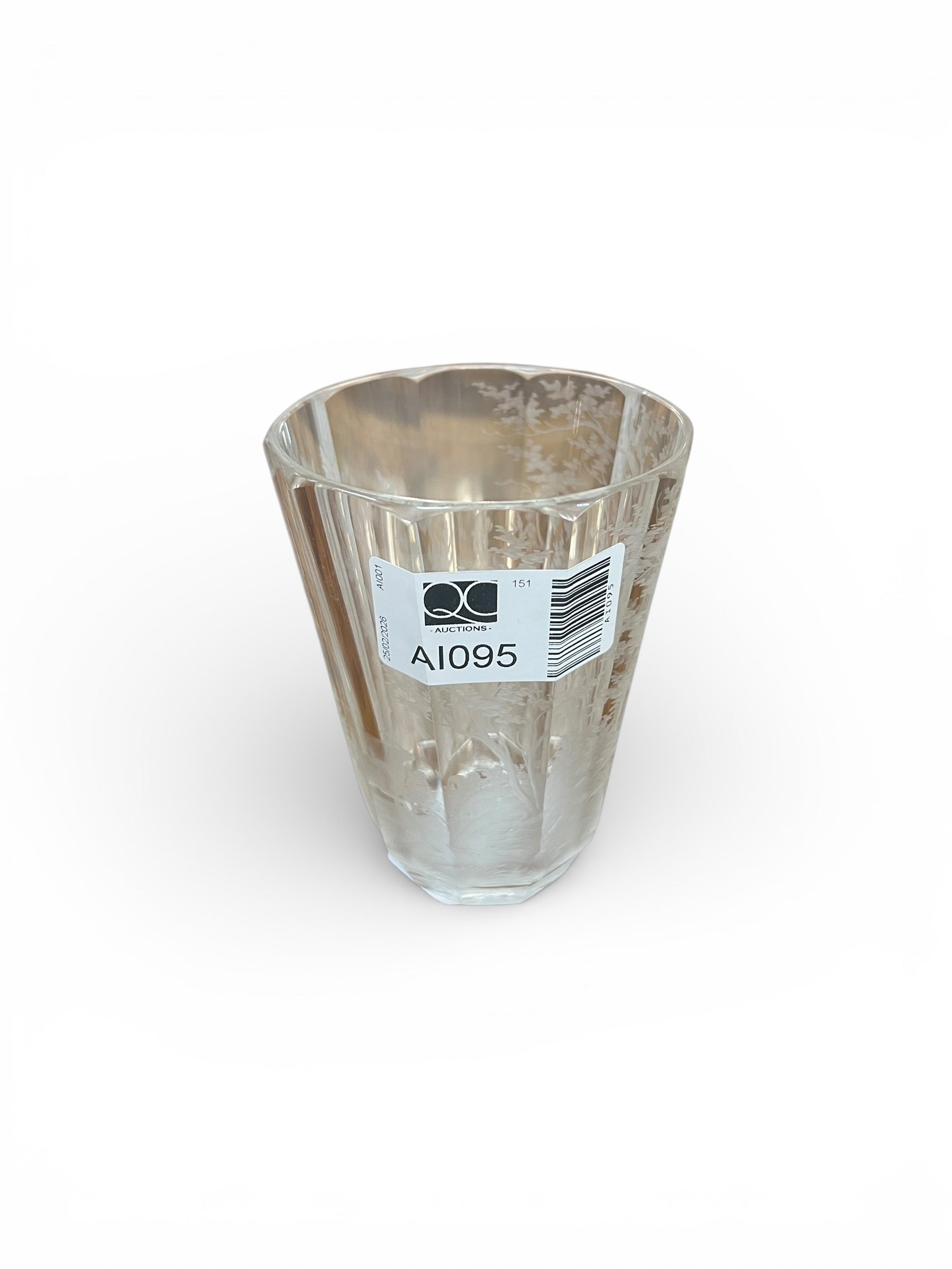 Engraved Glass with Hunting Scene