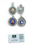 Set of 4 Solid Silver Fobs – 38g