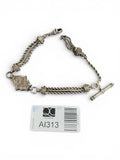 Ornate Sterling Silver Fob Chain – 18g