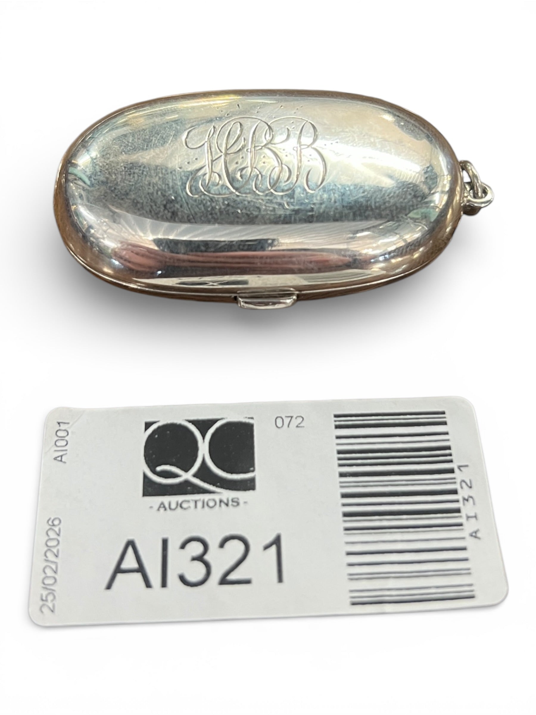 Chester Hallmarked Silver Sovereign Case – 22g