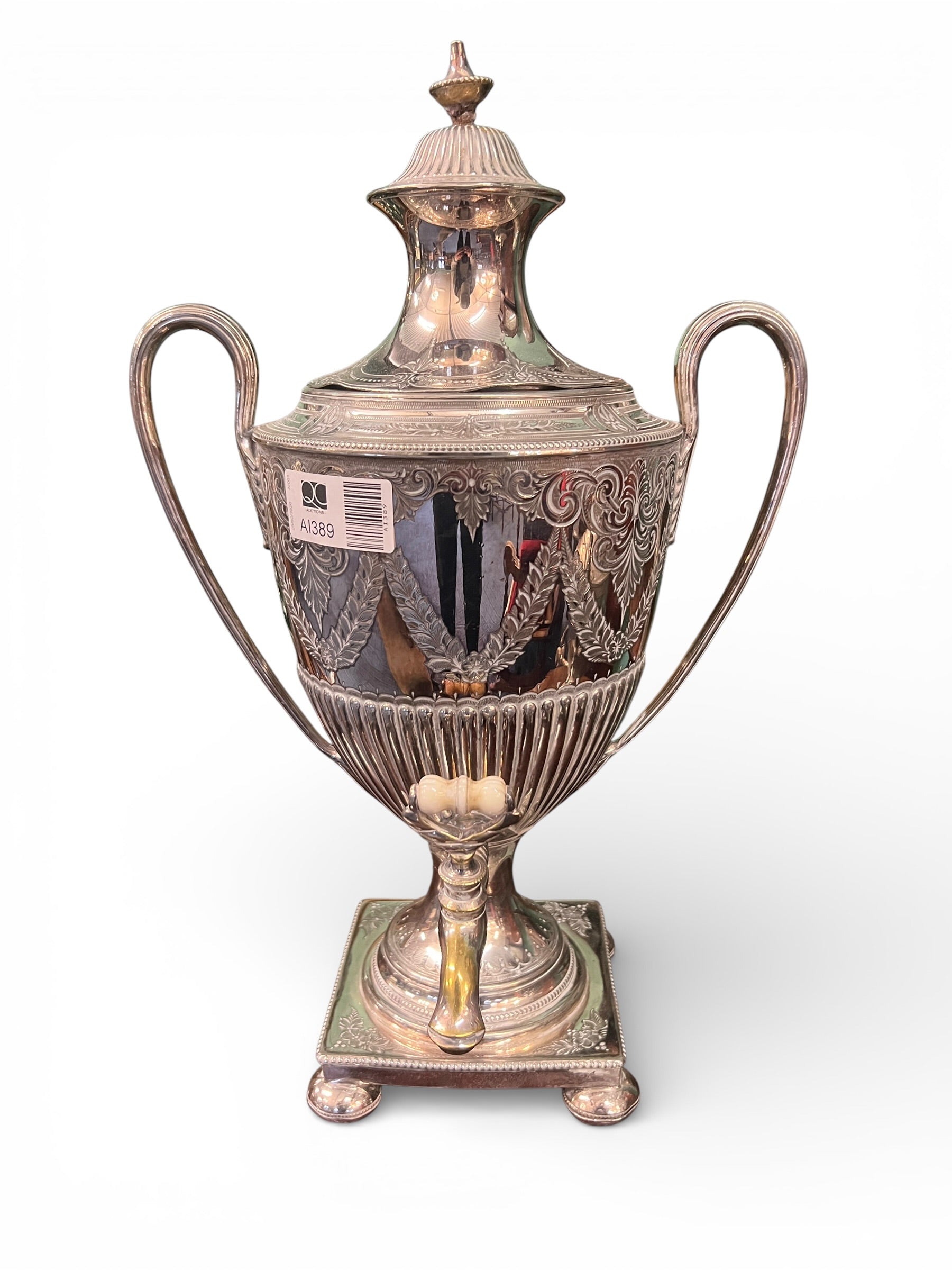 19th Century Silver-Plated Neo-Victorian Samovar