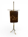 Brass Rise-and-Fall Ladies’ Fire Screen