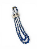 Pair of Ice Blue Glass Necklaces