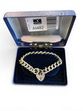 Birmingham Hallmarked Silver Charm Bracelet
