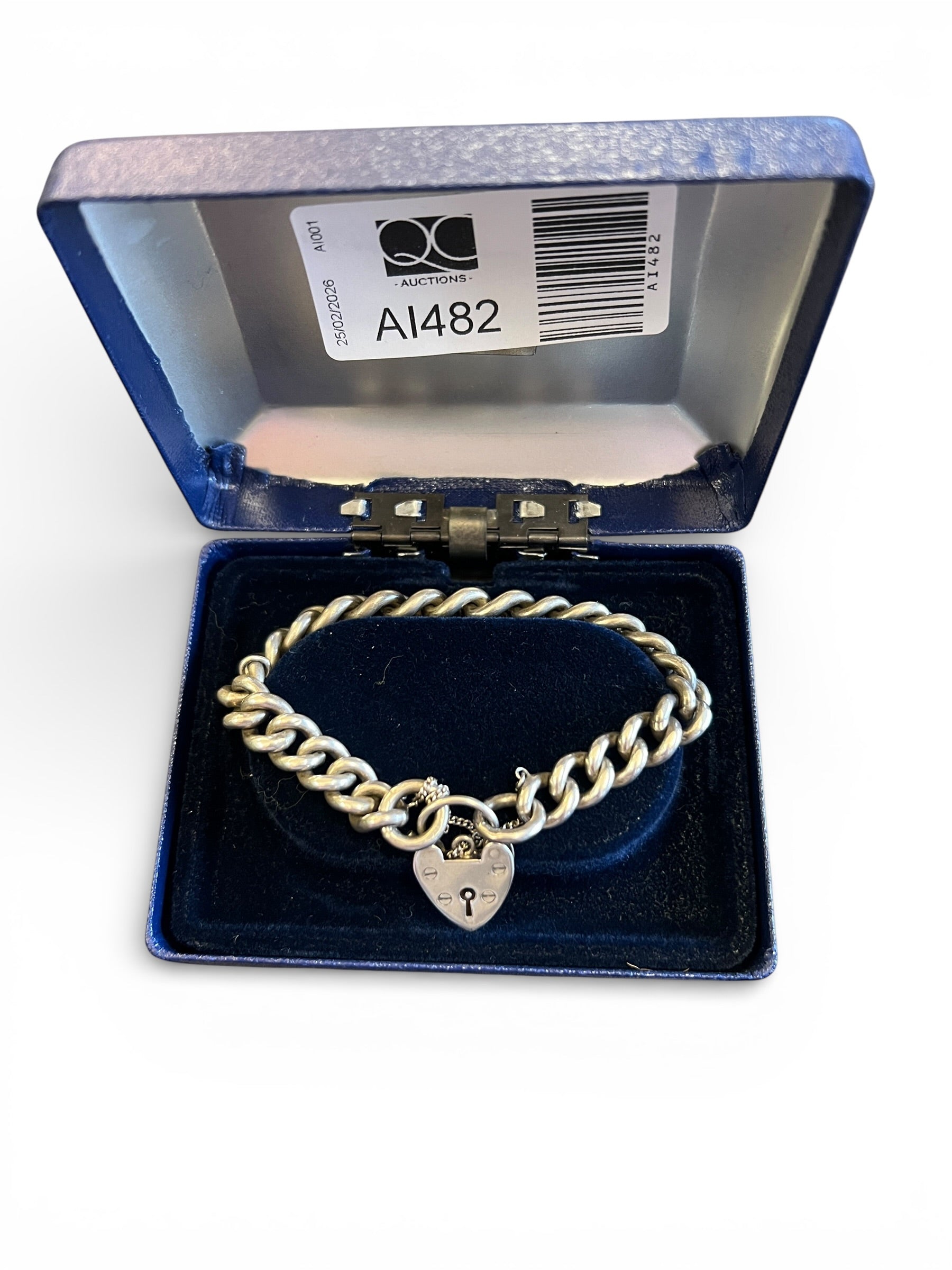 Birmingham Hallmarked Silver Charm Bracelet