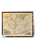 Map of Lancaster, First Issued 1607 (1637 Edition) – 33cm (H) x 41cm (W)